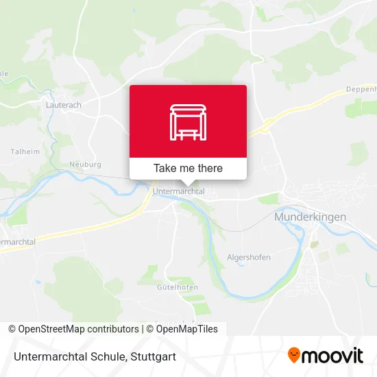 Untermarchtal Schule map