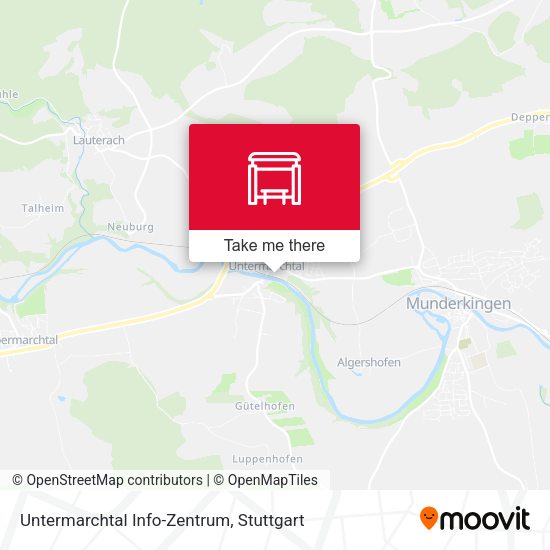 Карта Untermarchtal Info-Zentrum