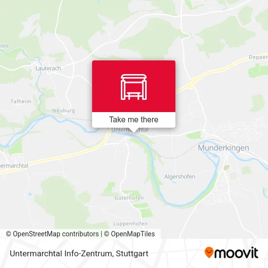 Карта Untermarchtal Info-Zentrum