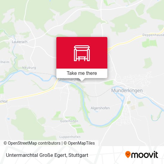 Карта Untermarchtal Große Egert