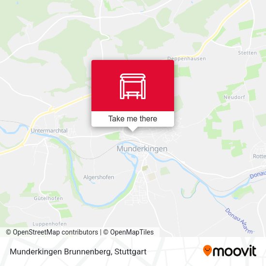 Munderkingen Brunnenberg map