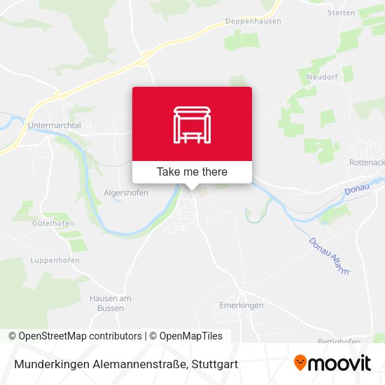 Карта Munderkingen Alemannenstraße