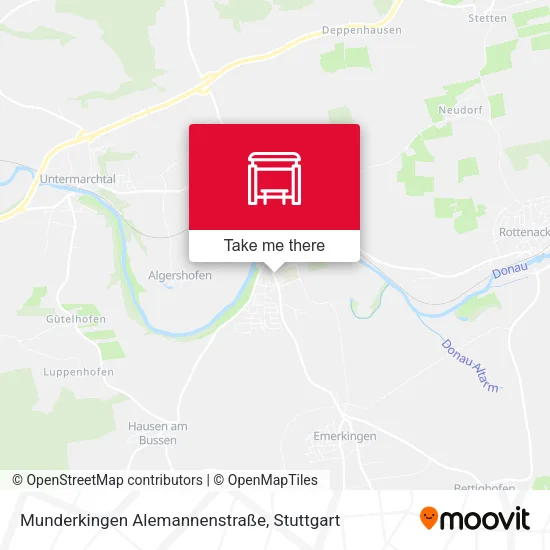 Карта Munderkingen Alemannenstraße