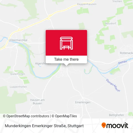 Карта Munderkingen Emerkinger Straße