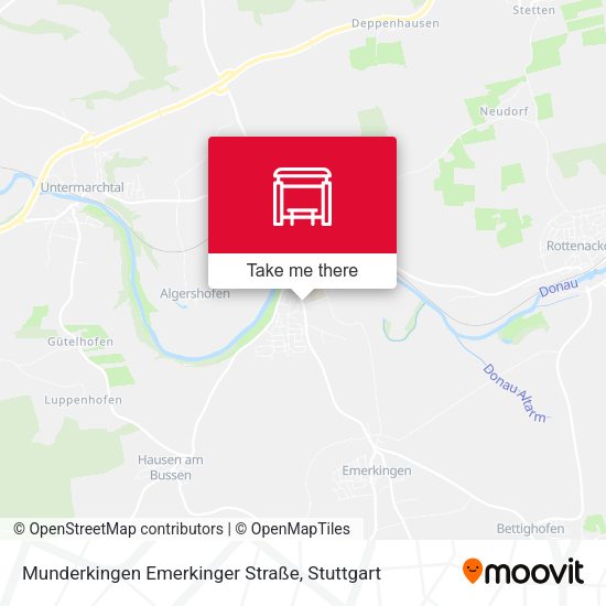 Munderkingen Emerkinger Straße map