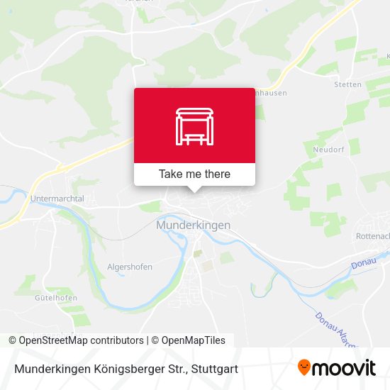 Карта Munderkingen Königsberger Str.