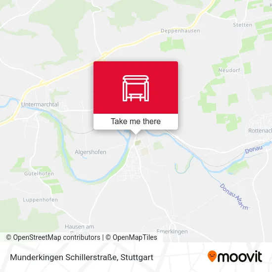 Карта Munderkingen Schillerstraße