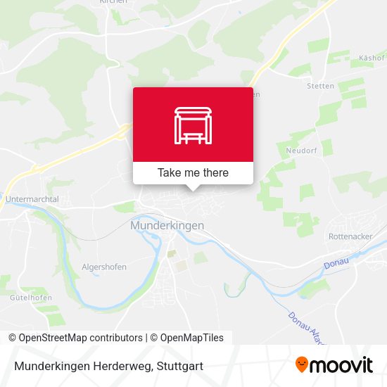 Munderkingen Herderweg map