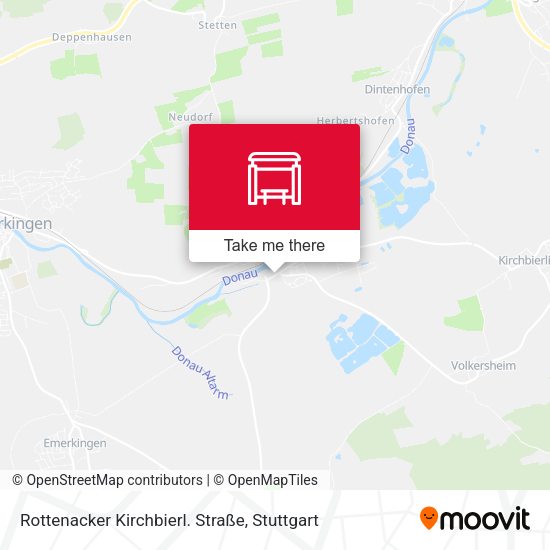 Rottenacker Kirchbierl. Straße map