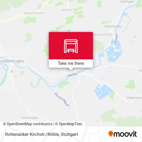 Карта Rottenacker Kirchstr./Rößle