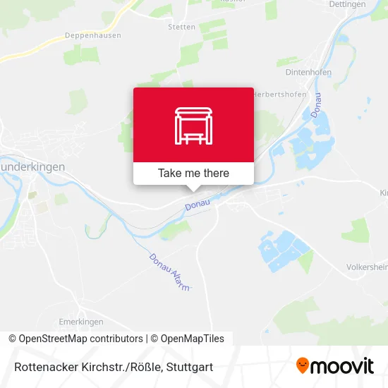 Карта Rottenacker Kirchstr./Rößle