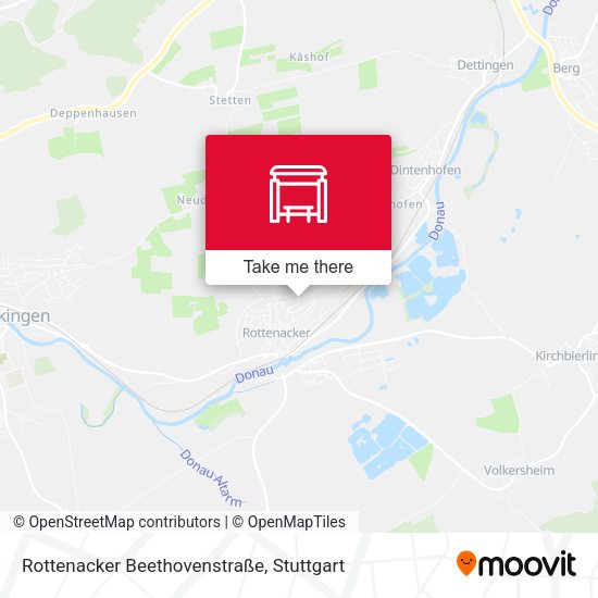 Карта Rottenacker Beethovenstraße
