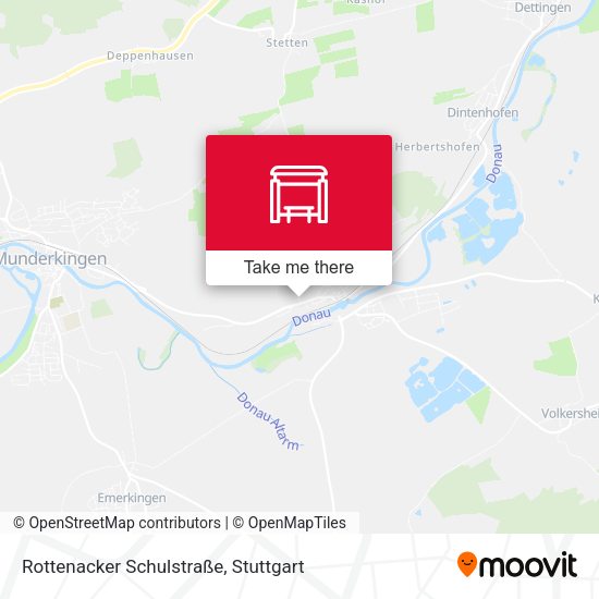 Карта Rottenacker Schulstraße