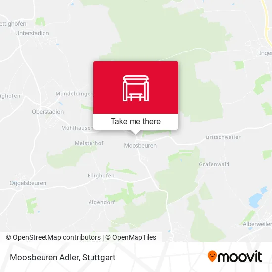 Карта Moosbeuren Adler