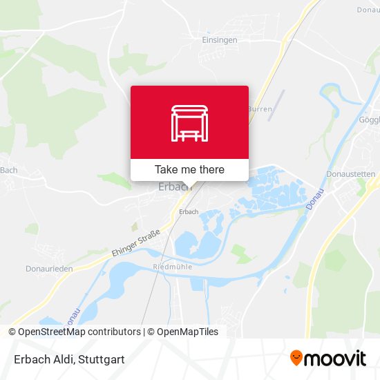 Карта Erbach Aldi