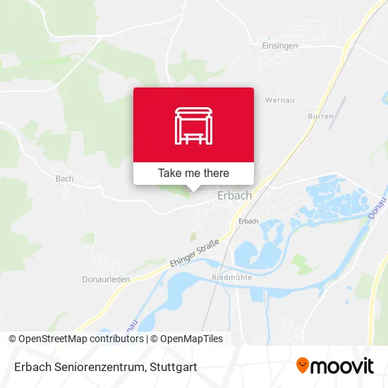 Карта Erbach Seniorenzentrum