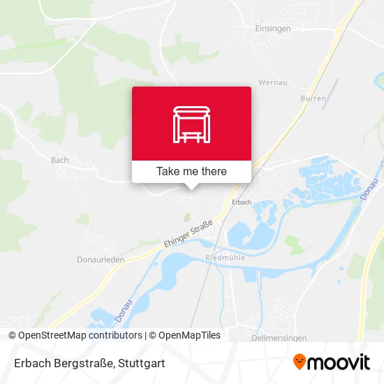 Карта Erbach Bergstraße