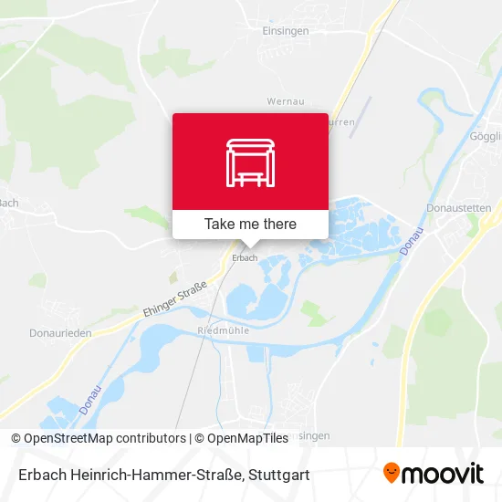 Карта Erbach Heinrich-Hammer-Straße