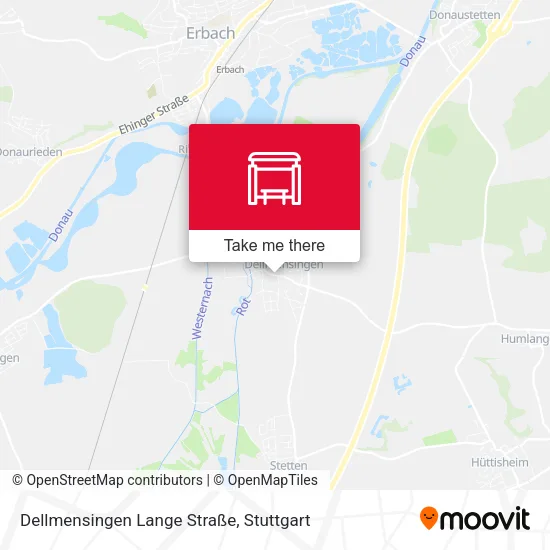 Карта Dellmensingen Lange Straße