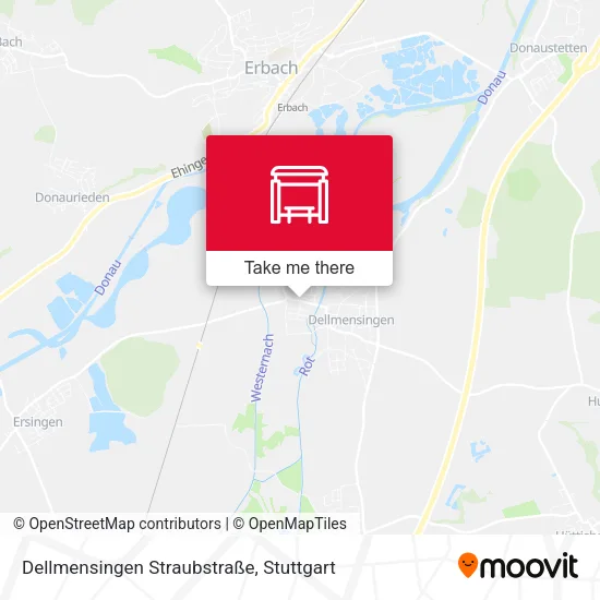 Карта Dellmensingen Straubstraße