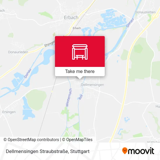 Карта Dellmensingen Straubstraße