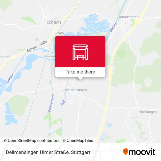 Dellmensingen Ulmer Straße map