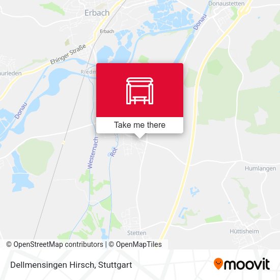 Dellmensingen Hirsch map
