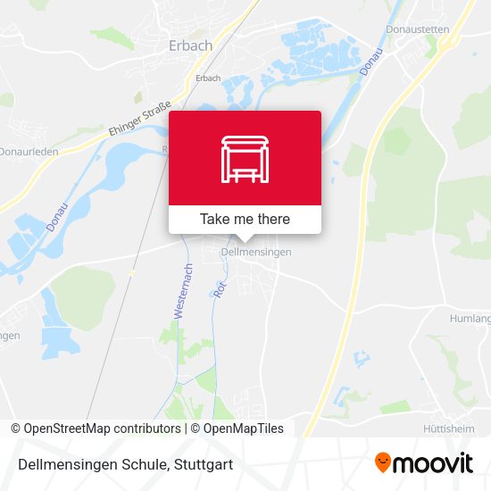 Dellmensingen Schule map