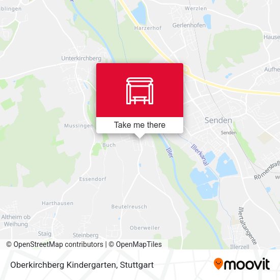 Oberkirchberg Kindergarten map