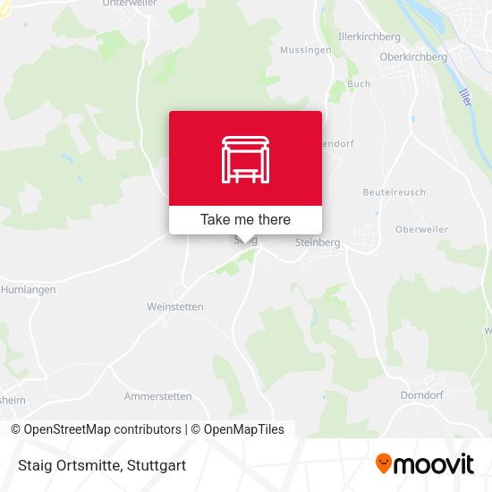 Карта Staig Ortsmitte