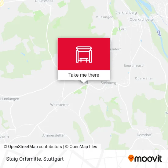 Карта Staig Ortsmitte