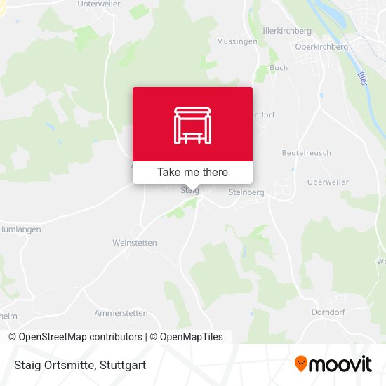 Карта Staig Ortsmitte