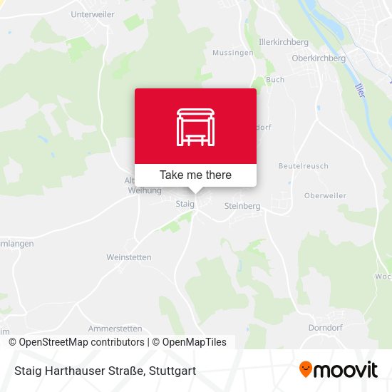 Карта Staig Harthauser Straße