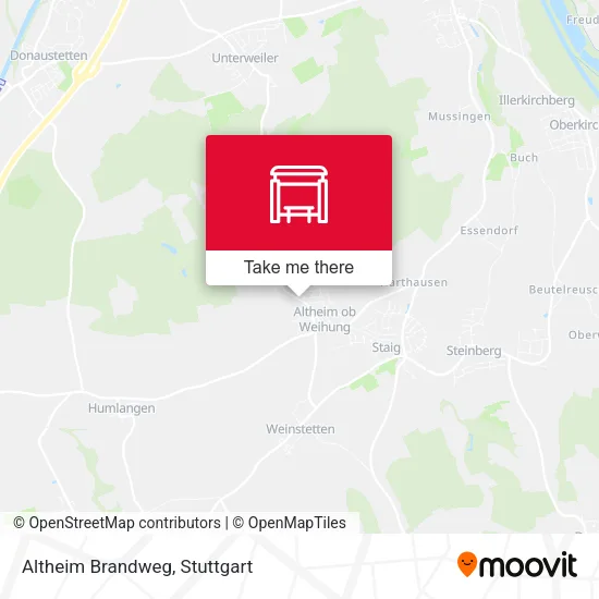 Карта Altheim Brandweg