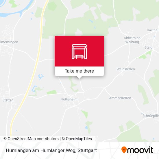 Humlangen am Humlanger Weg map