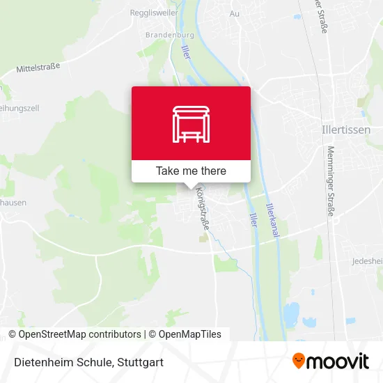 Карта Dietenheim Schule
