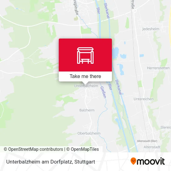 Карта Unterbalzheim am Dorfplatz