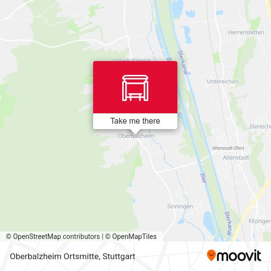 Карта Oberbalzheim Ortsmitte