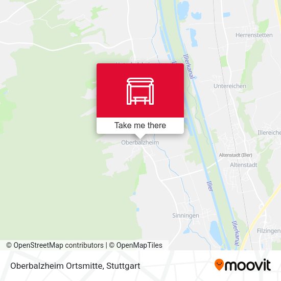 Oberbalzheim Ortsmitte map