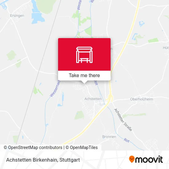 Карта Achstetten Birkenhain