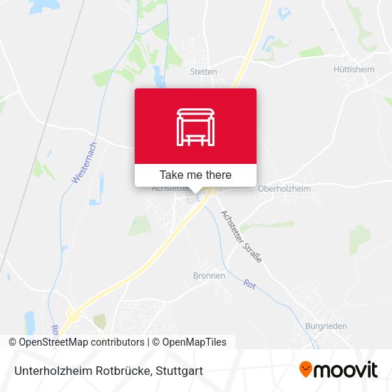 Unterholzheim Rotbrücke map