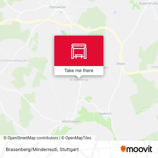 Карта Brasenberg/Minderreuti