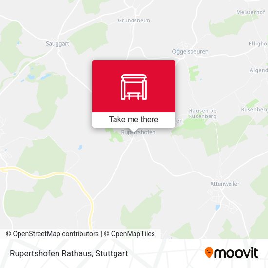 Rupertshofen Rathaus map