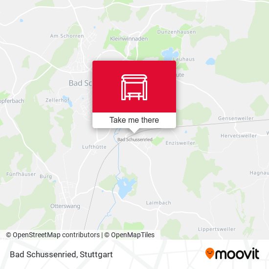Bad Schussenried map