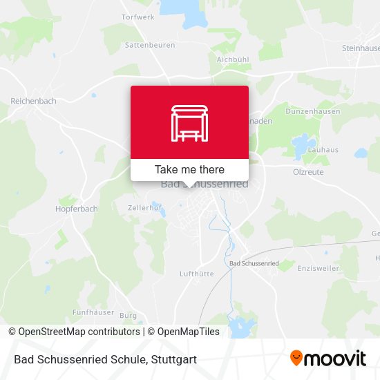 Bad Schussenried Schule map