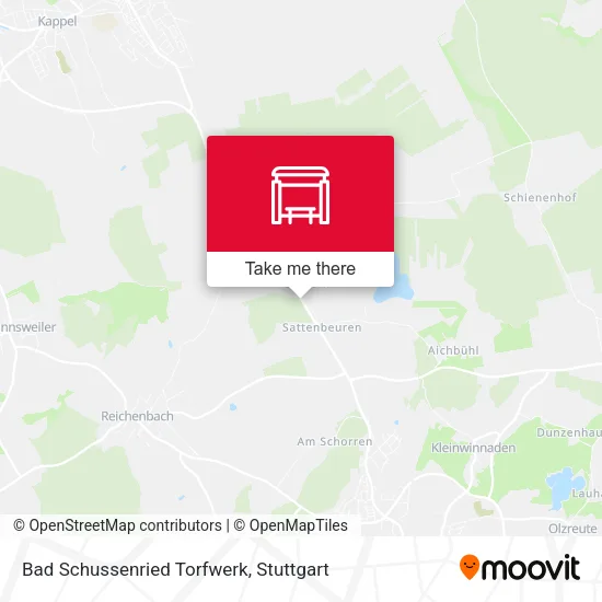 Карта Bad Schussenried Torfwerk