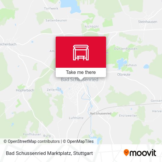 Bad Schussenried Marktplatz map