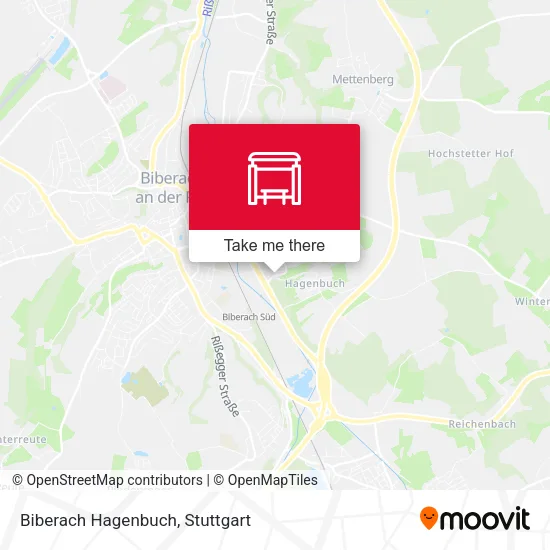 Карта Biberach Hagenbuch