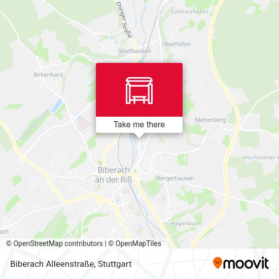 Biberach Alleenstraße map