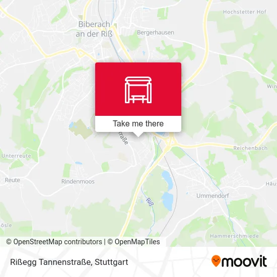 Rißegg Tannenstraße map